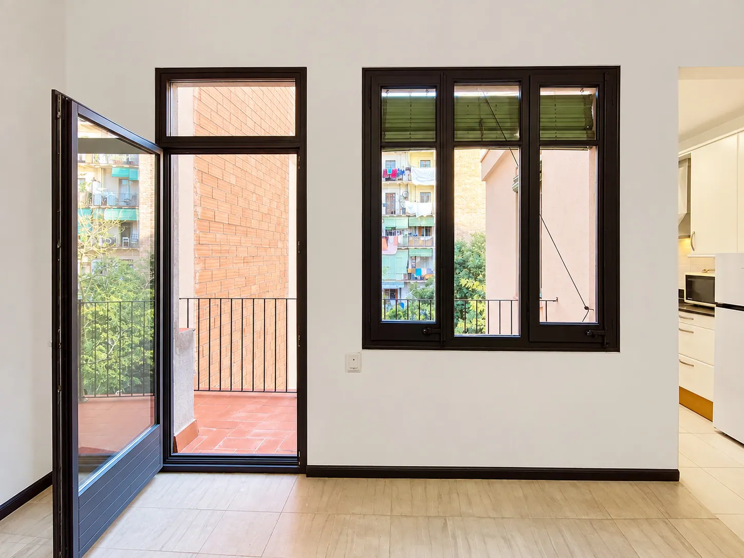 AiP Apartment 02 balcony door and window